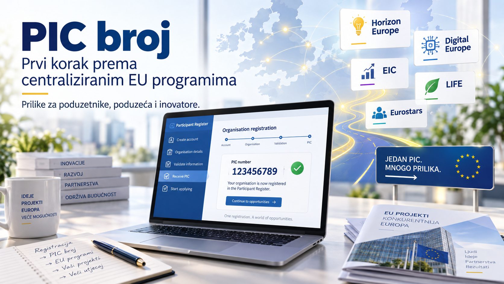 Imate li PIC broj? Devet znamenki koje otvaraju vrata centraliziranim EU programima